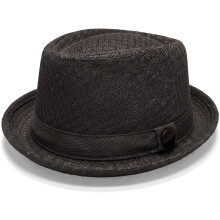 (Brown, color_name) Sommer Mesh Schweinshut, leicht atmungsaktiver Stroh Fedora für Herren, UPF 50+ verpackbar für Strand