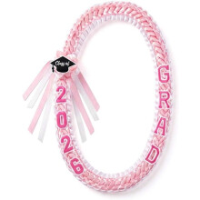 (Pink, -) Diploma leis class of 2026 – lint leis ketting handgemaakt grad geld lei voor feestbenodigdheden