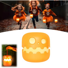 (Dai, -) Abóbora Halloween Colapsável com Timer, Luz Noturna