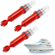 (Red, -) 3PCS Boat signal light2026, LED Electronic Marine Distress Flare, Waterproof Emergency Signal Light