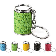 (Green, -) Mini munt opbergsleutelhanger – 2-in-1 geldorganizer muntportemonnee en tasje