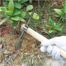 (S, -) Edelstahl doppelköpfiger Pickaxe, Gartenhacke zum Graben