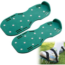 (Green, -) Lawn Aerator Shoes for Grass 2026, Heavy Duty with 26 Steel Spikes, Universal Fit Men's Sizes 6-14