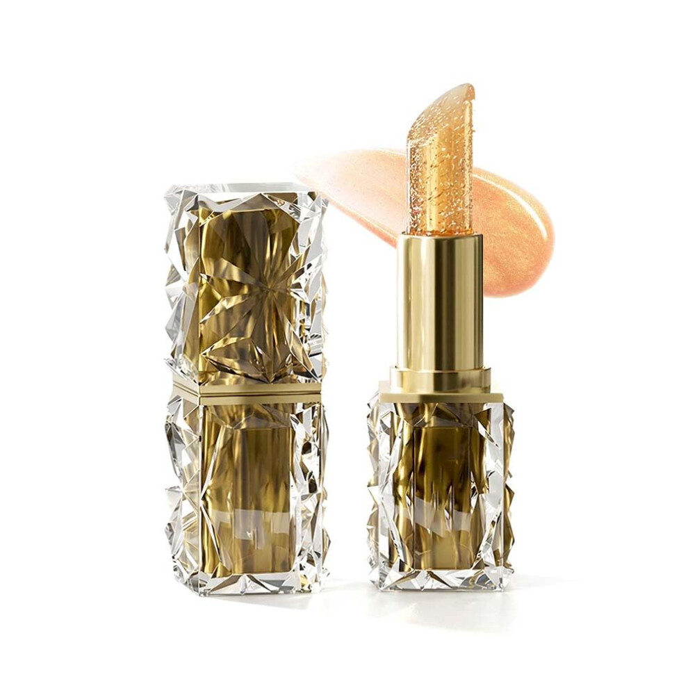 Oimg Gold (M02, -) Transferproof Crystal Lipstick Â Ph Color Changing, 24H Moisturising Shine