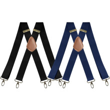 (Black+blue, color_name) Miesten henkselit X-muotoisella ja klipsikiinnityksellä, säädettävät