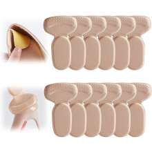 (Apricot-6 Pairs, -) 8 cales talon antidérapantes, coussin pour chaussures femmes hommes