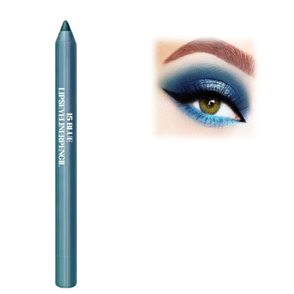 Oimg Blue (, -) Eyeliner Pencil Colored Gel Liners 2026, Multicolor Vibrant Metallic Eyeliner For Party