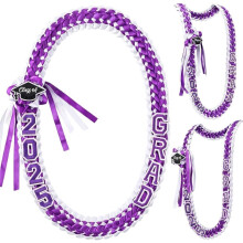 (Purple, -) Diploma leis class of 2026 – lint leis ketting handgemaakt grad geld lei voor feestbenodigdheden