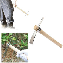 (L, -) Edelstahl doppelköpfiger Pickaxe, Gartenhacke zum Graben