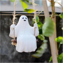 (1pc, -) Estátua Fantasma Balanço 3.39 pol, Decoração de Jardim Halloween