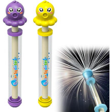 (Purple + Yellow, -) Feuerwerkförmige Wasserpistole, Spritzwasser Soaker Spielzeug für Erwachsene Paare, romantisches Pool Spielzeug