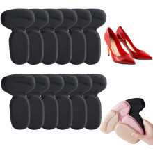 (Black-6 Pairs, -) 8 cales talon antidérapantes, coussin pour chaussures femmes hommes