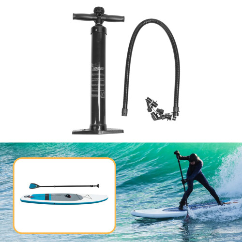 Manual Inflatable Pump with Pressure Gauge