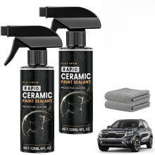 (2 Sets with Towels, -) Spray sigillante ceramico rapido 2026, lucido per auto