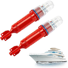 (2pcs, -) Boat signal light2026, LED Marine Distress Flare, Waterproof Emergency Signal Light for Boats