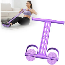 (Purple, -) Multifunctionele spanningstouw 2026 – pedaalbanden draagbare voet oefenband voor thuis workout