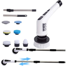 (7 in 1, -) Electric Spin Scrubber, Cordless Power Scrubber for Bathroom Cleaning, IPX7 Waterproof