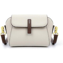 (Ivory, -) Γνήσια δερμάτινη μικρή τσάντα crossbody, με αφαιρούμενο ιμάντα - Genuine leather crossbody bag