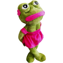 (A1, -) Rana peluche emotiva, muñeco meme 17.7" suave regalo