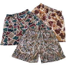 (3pcs-b, 3X-Large) Pack 3 shorts camo atletici caccia anatra, 7" traspiranti per palestra uomo