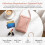 (Pink, -) Αντικλεπτική δερμάτινη τσάντα crossbody, με RFID 2