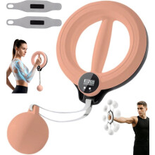 (Digital Orange, -) Infinity Hoop for Arms & Shoulder with Digital Tracker, Hand-Crank Forearm Trainer