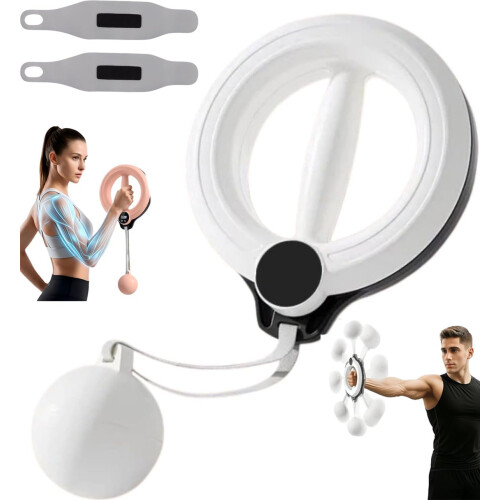(White Regular, -) Infinity Reifen für Arme und Schultern, mit Digital Tracker