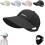 (Black, color_name) 2 καπέλα baseball UPF, φαρδύ γείσο, γρήγορο στέγνωμα 1