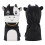 Portable Golf Head Cover Cow 1