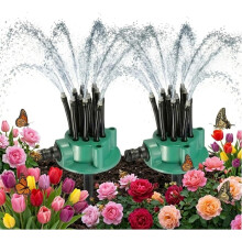 (2pcs, -) 360 multidirectionele gazon sproeier voor tuin, automatisch verstelbaar flex