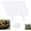 (White, 10PCS) Φράχτης κήπου μίμηση πέτρας, πλαστικό DIY 1