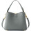 (Light Blue, -) Δερμάτινο λίτσι, χρυσό hardware - Premium pebbled leather 1