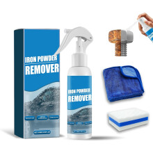 (100 ML, -) Jern pulver fjerner spray 2026, hurtigtvirkende rustfjernelse til metal & biler