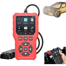 (Red, -) OBD2 avancerad diagnostik verktyg, motor kodläsare för alla bilar