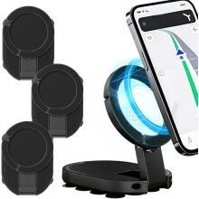 (3PCS, -) 3-in-1 zuigkracht magnetische telefoonhouder 2026, 360 roteerbaar voor auto gym kantoor