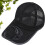 (Black, color_name) Ηλιακό καπέλο baseball, επαναφορτιζόμενο USB, 3 ταχύτητες, αθόρυβο 1