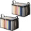(Black, 2pcs) Μεγάλη χοντρή πλαστική τσάντα αποθήκευσης, για ρούχα, κάτω από κρεβάτι 1