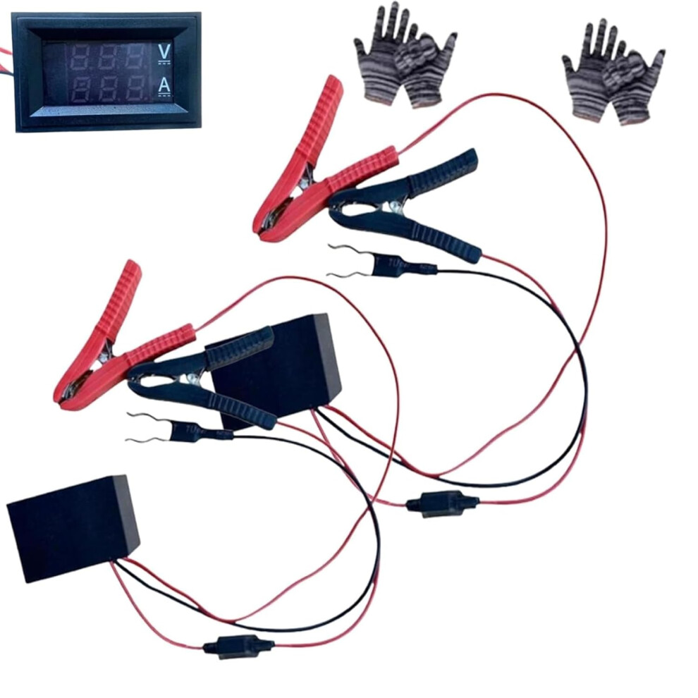 (2Pcs, -) Vehicle Battery Leakage Detector, Parasitic Draw Tester With Voltage & Current Display 5437706834052