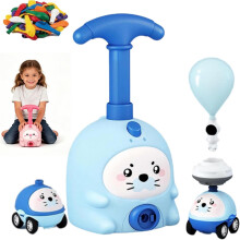 (Blue, -) Ballonwerfer Set, 2-in-1 druckluftbetriebenes Auto, für Kinder ab 3