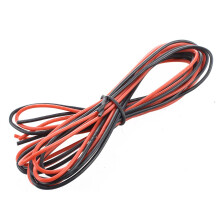 2x  16 Gauge AWG Silicone Rubber Wire Cable Red Black Flexible
