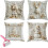(4pcs White A, 18" * 18", -) Θήκη μαξιλαριού θεματικής Χριστουγέννων 2025, βελούδο 1