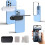 (2PCS Black&White A, -) Objectif miroir pour smartphone, reflets 1