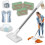 (10 Cloth, -) Zero Touch Mini Mop, praktischer Einweg Staubmop 1