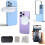 (2PCS White A+B, -) Objectif miroir pour smartphone, reflets 1