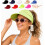 (H, color_name) Γυναικείο καπέλο ηλίου UPF 50+, πτυσσόμενο 1