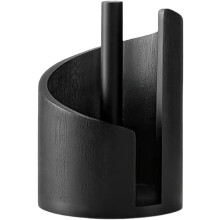 (Black Out, -) Portacarta assorbente compatto, base legno per piano cucina