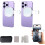 (2PCS White B, -) Objectif miroir pour smartphone, reflets 1