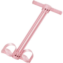 (Girls Pink, -) Personaliseer je workout met afneembare 6-buis pedaal weerstandsband, antislip