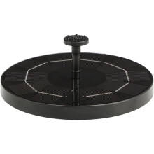 (Solar Fountain 6.3in, -) Pompă Plutitoare Solară Cadă Păsări, 2 în 1, Atrage Păsări, Grădină