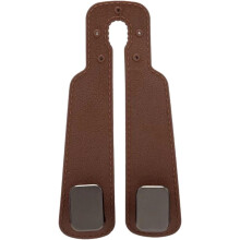 (Brown 4pcs, -) Auto stoel hoofdsteun haken voor handtassen, 2-in-1 telefoonhouder opberghaak 4 stuks